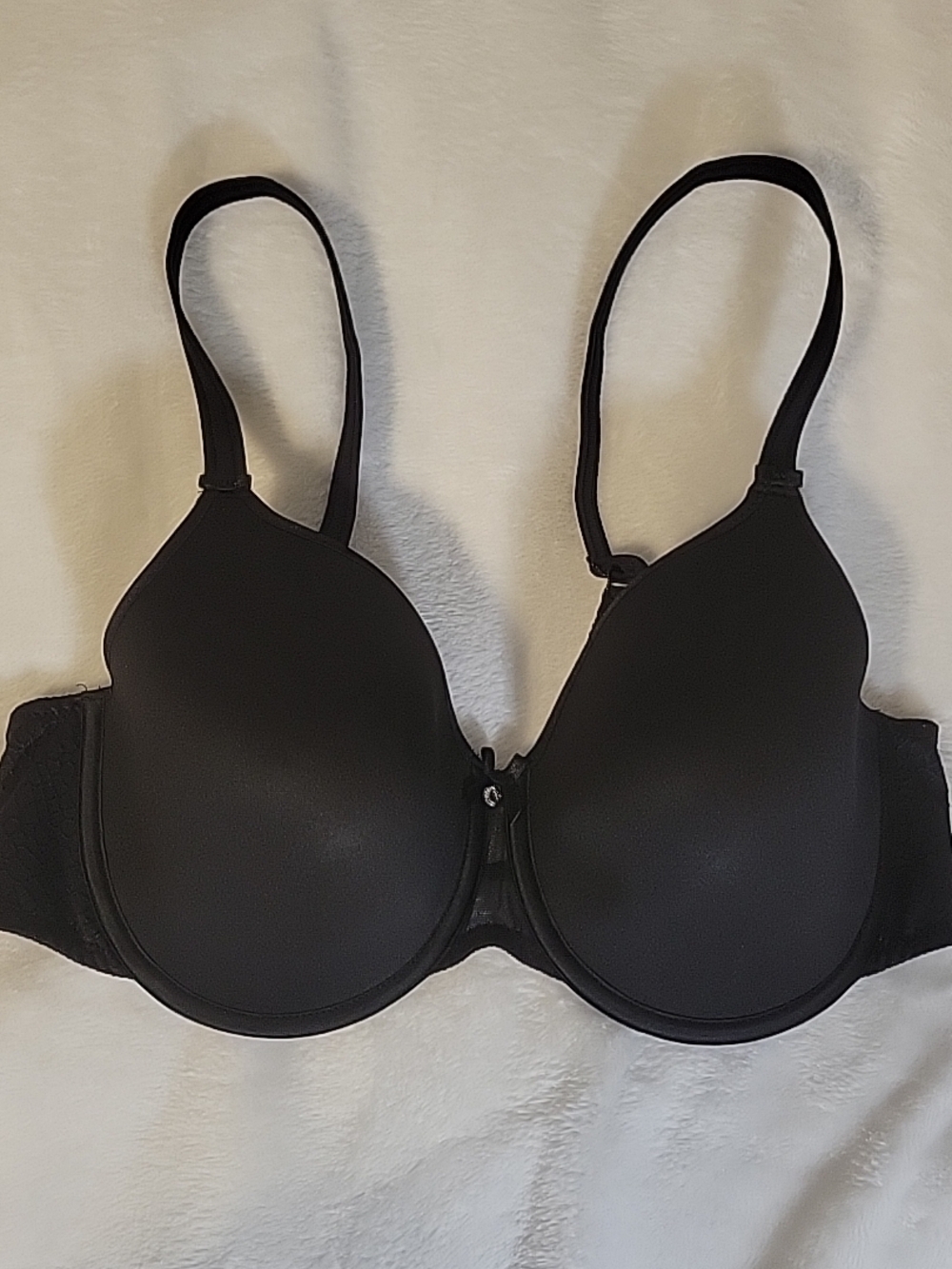 Chantelle Black Magnifique Spacer Bra 38C C18970-011 Underwire Full Figure